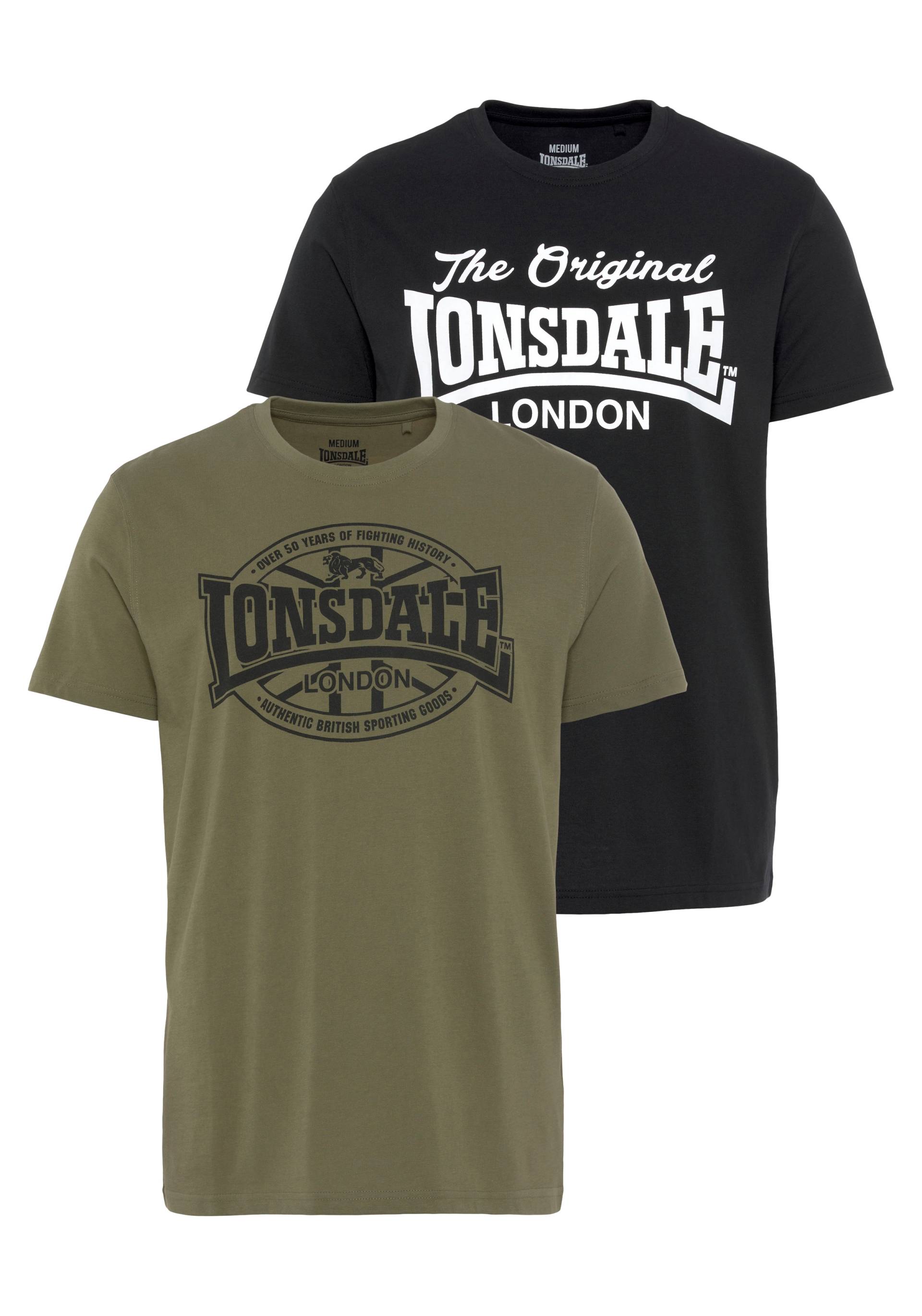 Lonsdale T-Shirt, Doppelpack von Lonsdale