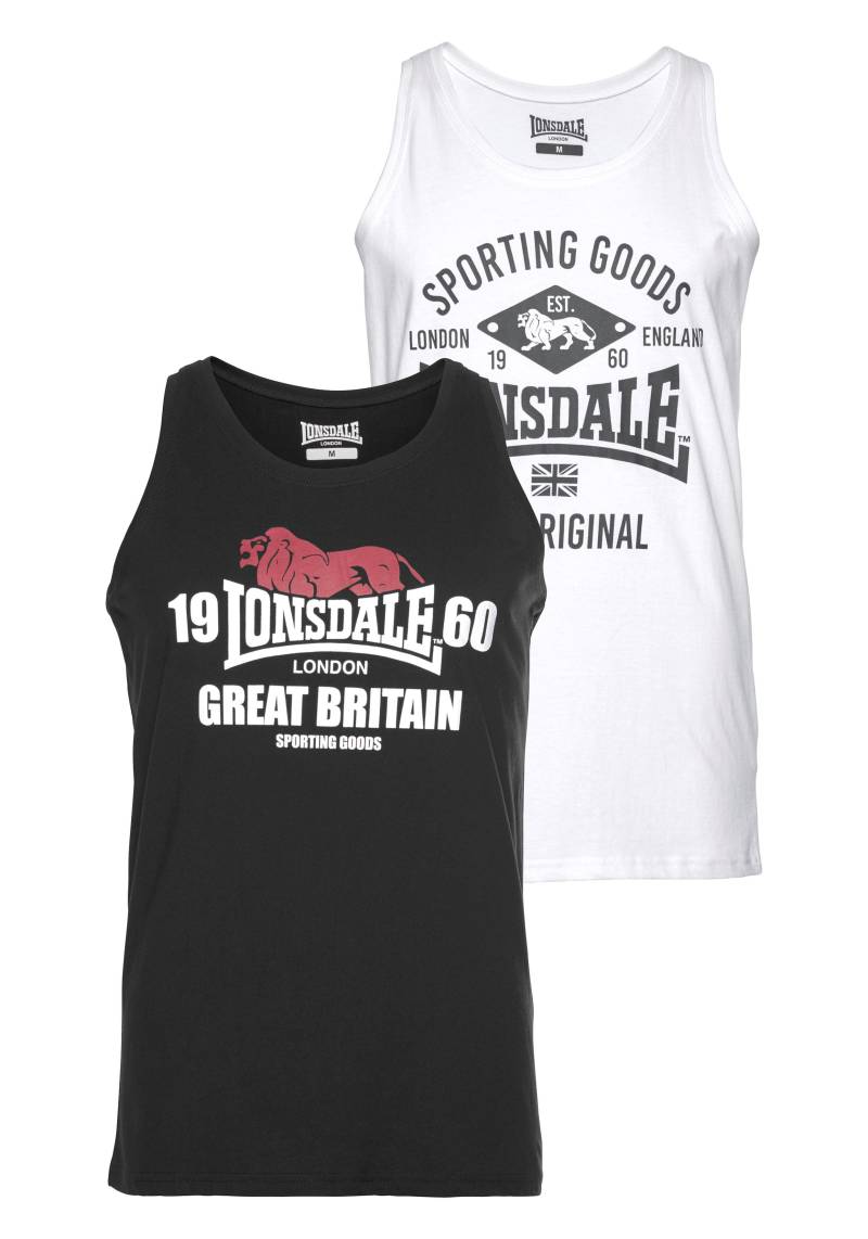 Lonsdale Tanktop, (Packung, 2 tlg., 2er-Pack) von Lonsdale