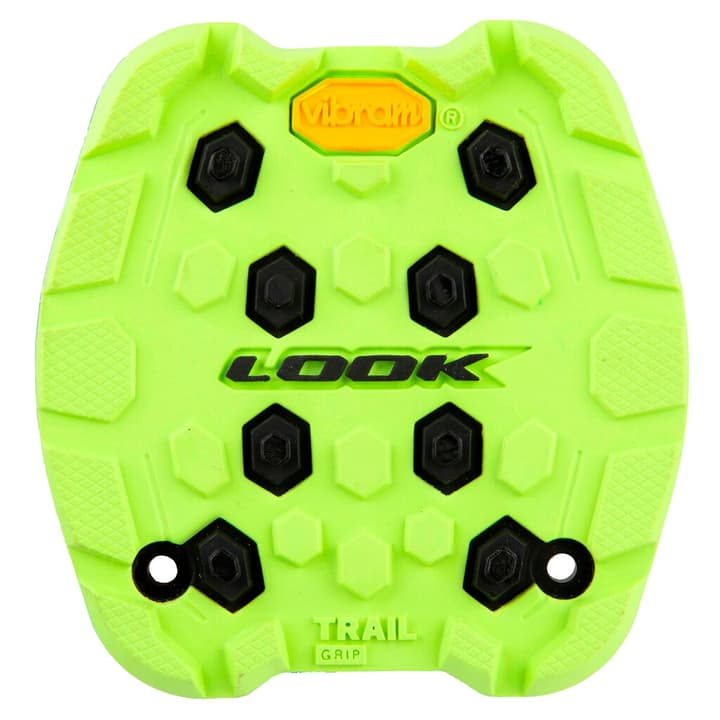 Look Cleat Trail Grip Schuhplatten limegrün von Look