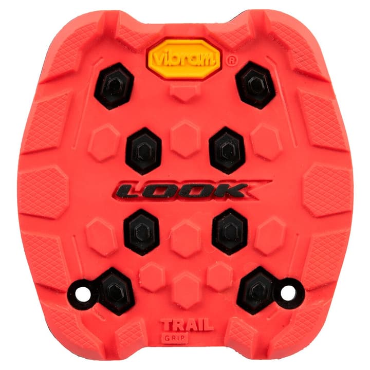 Look Cleat Trail Grip Schuhplatten rot von Look