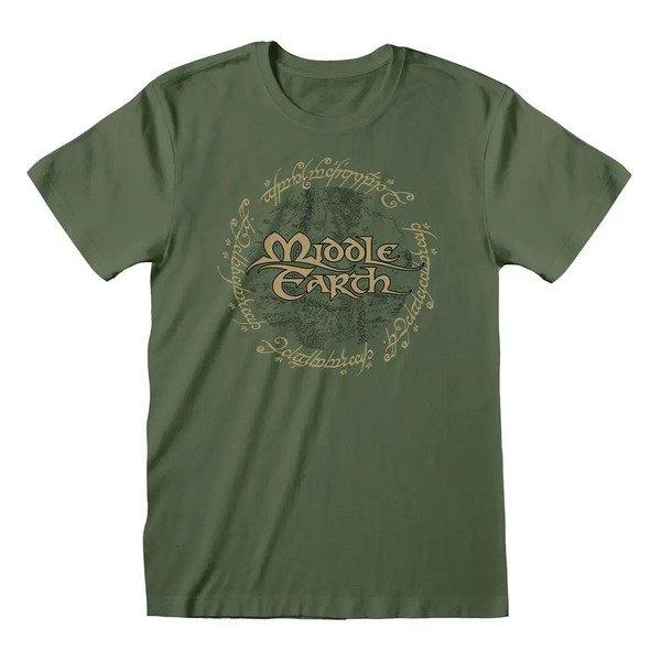 Middle Earth Tshirt Damen Grün L von Lord Of The Rings