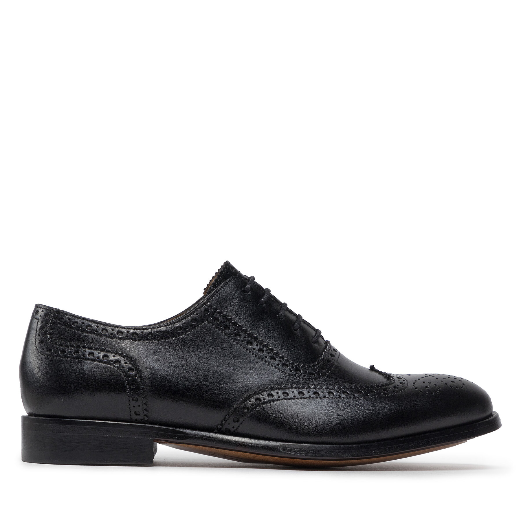 Halbschuhe Lord Premium Brogues 5501 Schwarz von Lord Premium