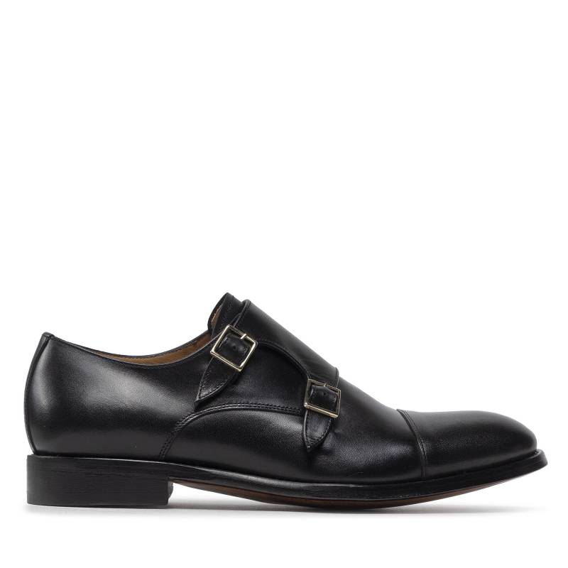 Halbschuhe Lord Premium Double Monks 5502 Schwarz von Lord Premium