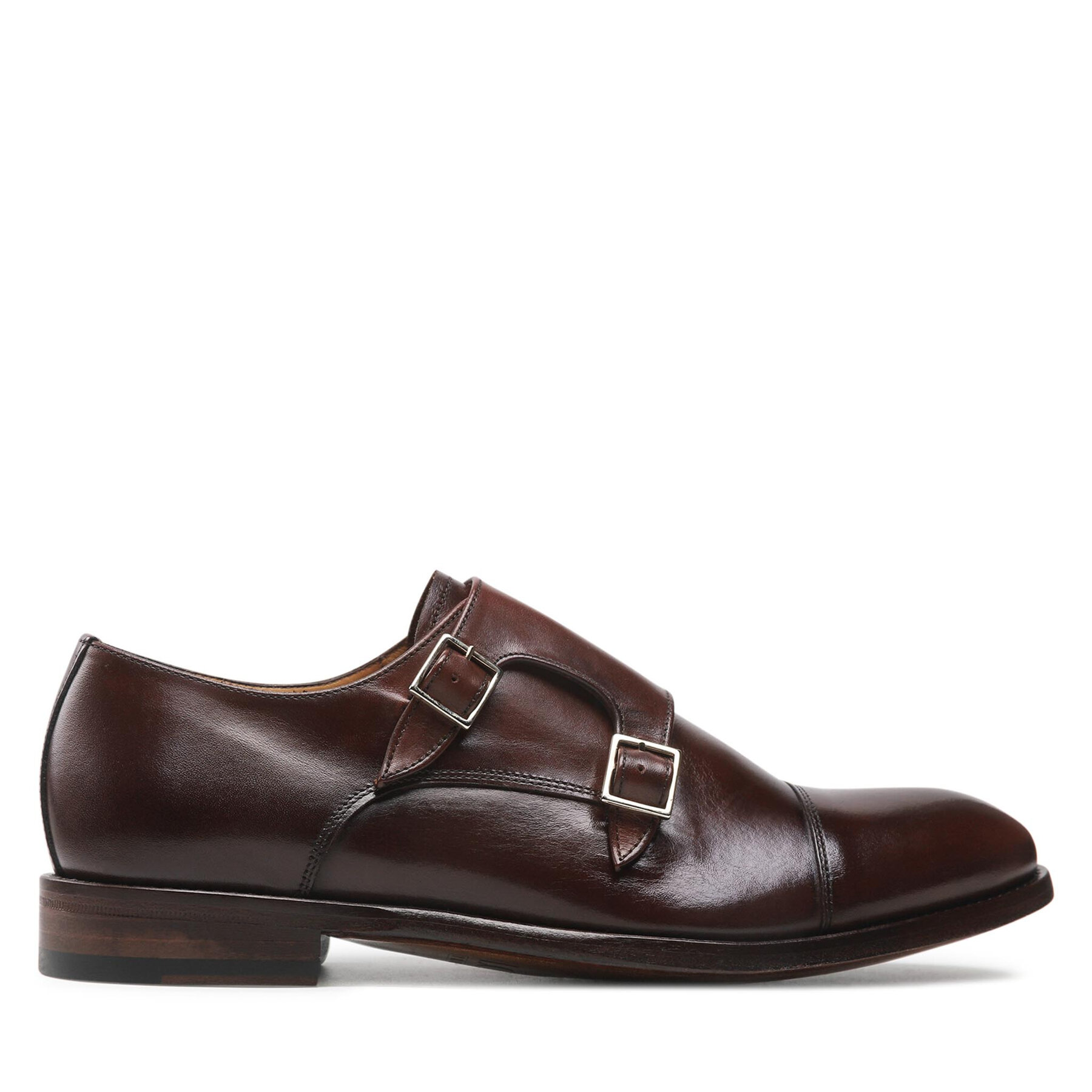 Halbschuhe Lord Premium Double Monks 5502 Braun von Lord Premium