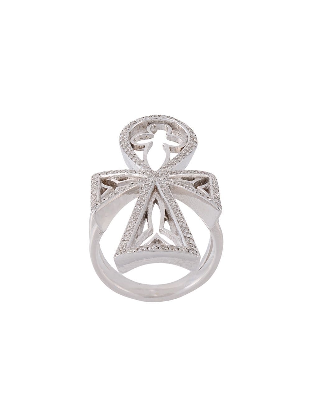 Loree Rodkin diamond maltese cross ring - Metallic von Loree Rodkin