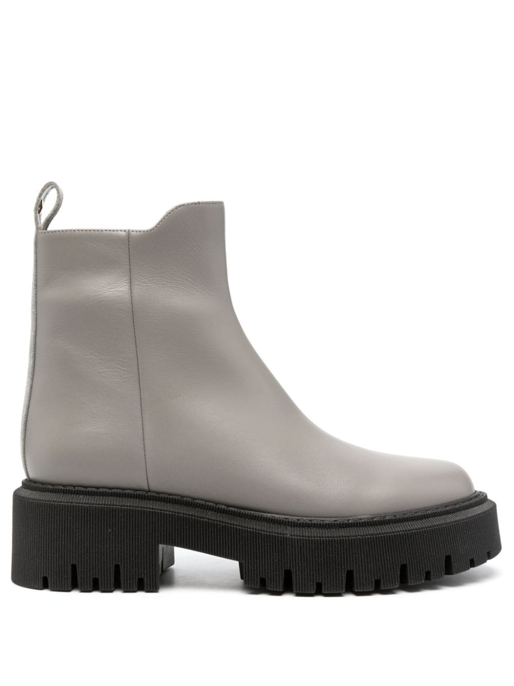 Lorena Antoniazzi 45mm leather ankle boots - Grey von Lorena Antoniazzi
