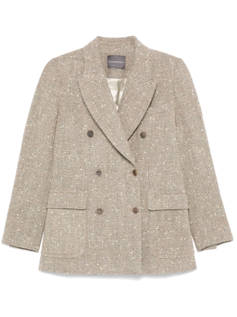 Lorena Antoniazzi bouclé blazer - Neutrals von Lorena Antoniazzi