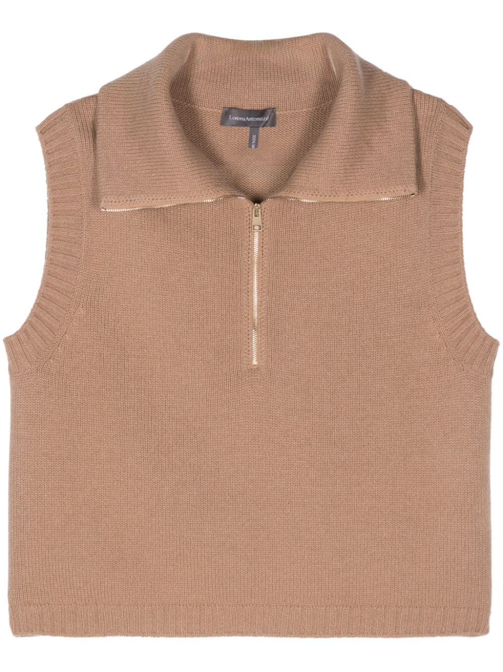 Lorena Antoniazzi cashmere gilet - Brown von Lorena Antoniazzi