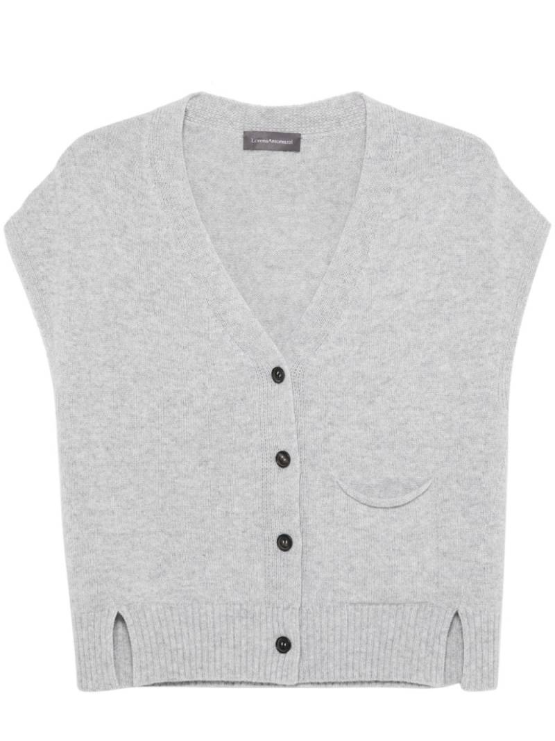 Lorena Antoniazzi cashmere vest - Grey von Lorena Antoniazzi