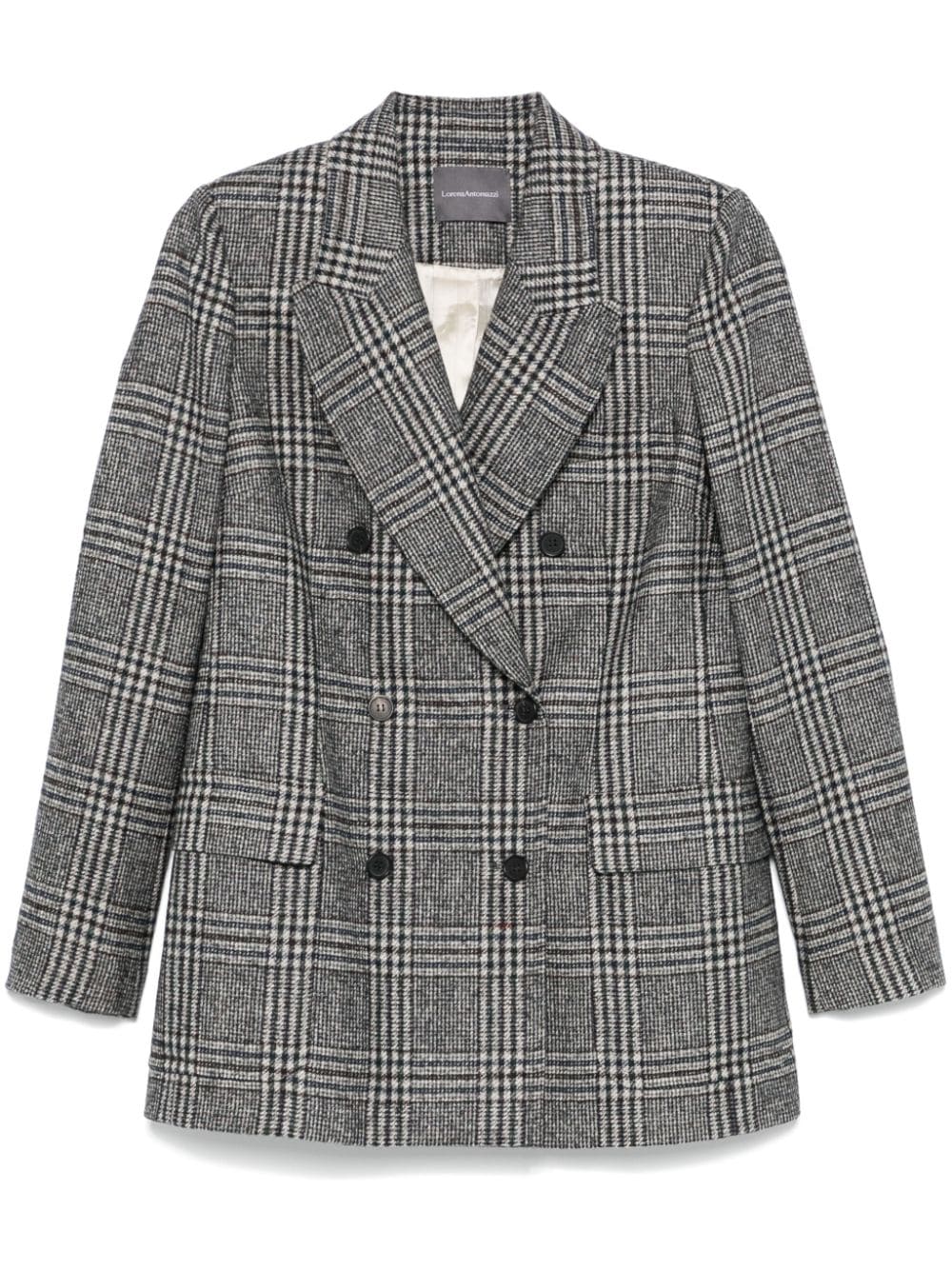 Lorena Antoniazzi checked blazer - Grey von Lorena Antoniazzi