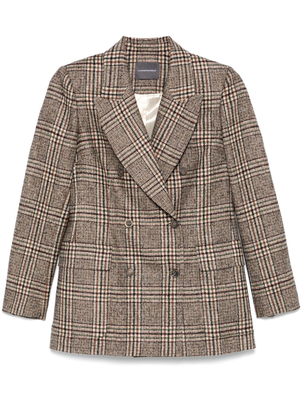 Lorena Antoniazzi checked blazer - Neutrals von Lorena Antoniazzi