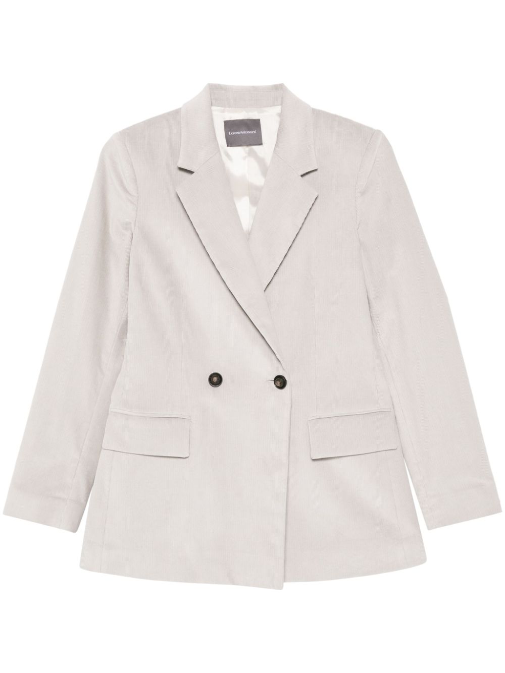 Lorena Antoniazzi corduroy blazer - Grey von Lorena Antoniazzi