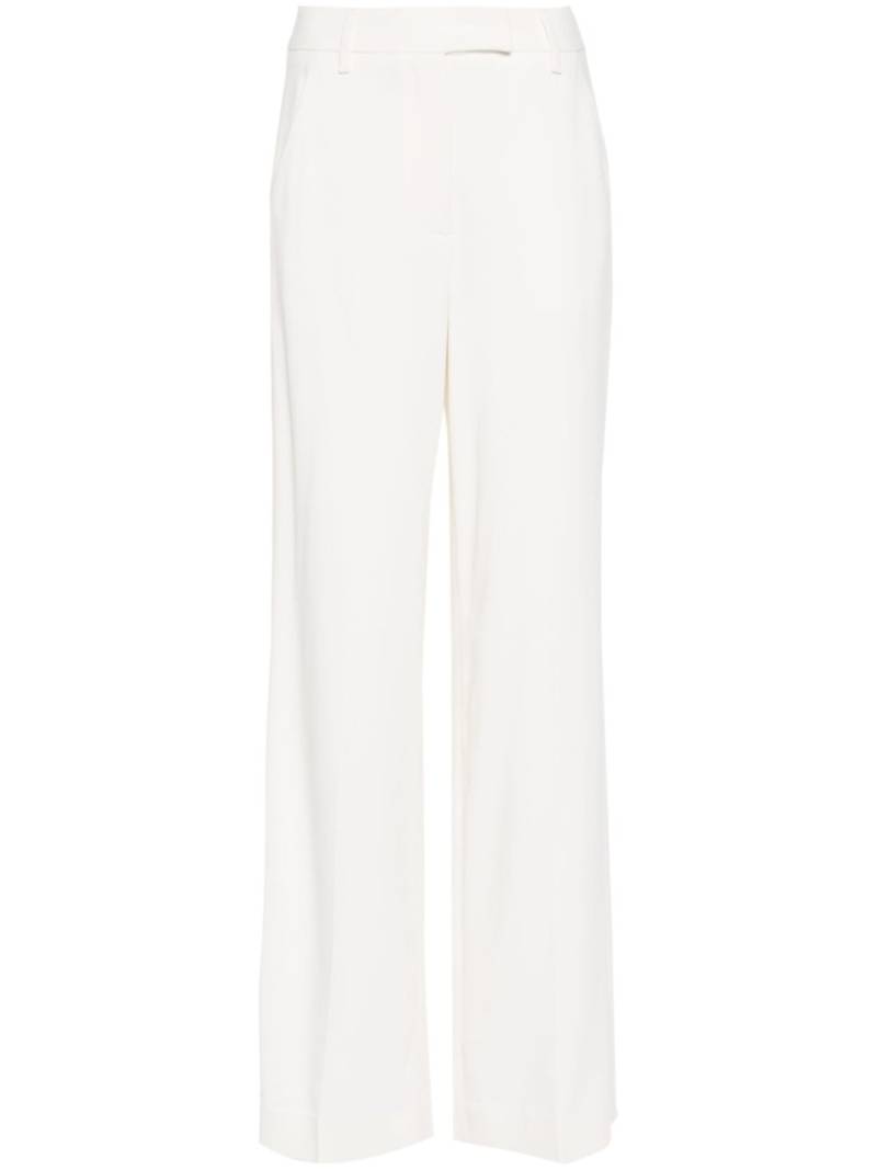 Lorena Antoniazzi crepe straight trousers - Neutrals von Lorena Antoniazzi