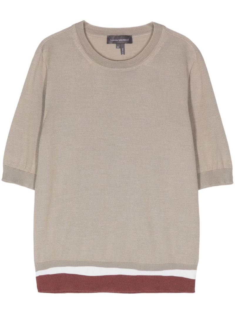 Lorena Antoniazzi crew-neck sweater - Brown von Lorena Antoniazzi