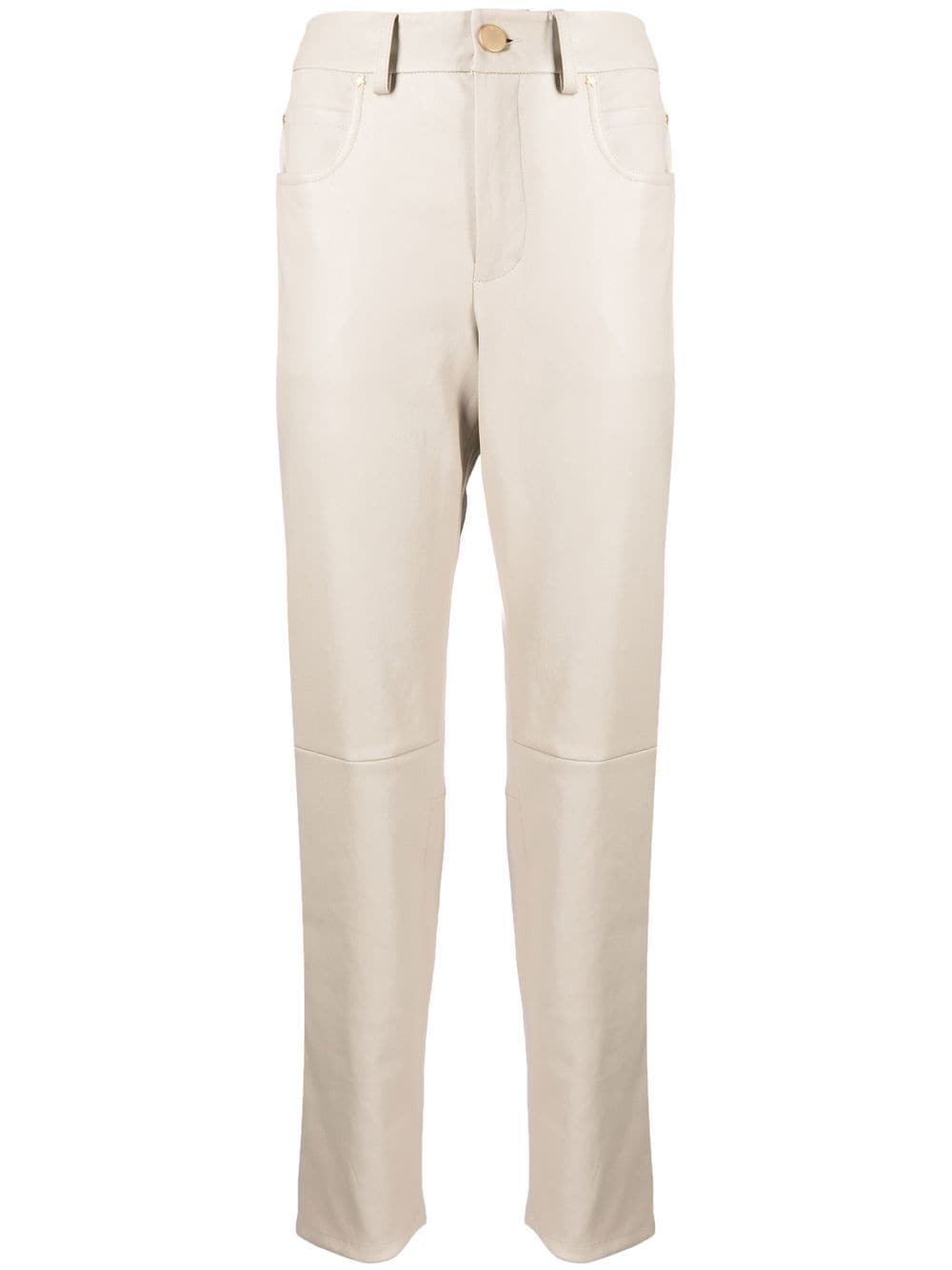 Lorena Antoniazzi high-rise straight-leg trousers - Brown von Lorena Antoniazzi