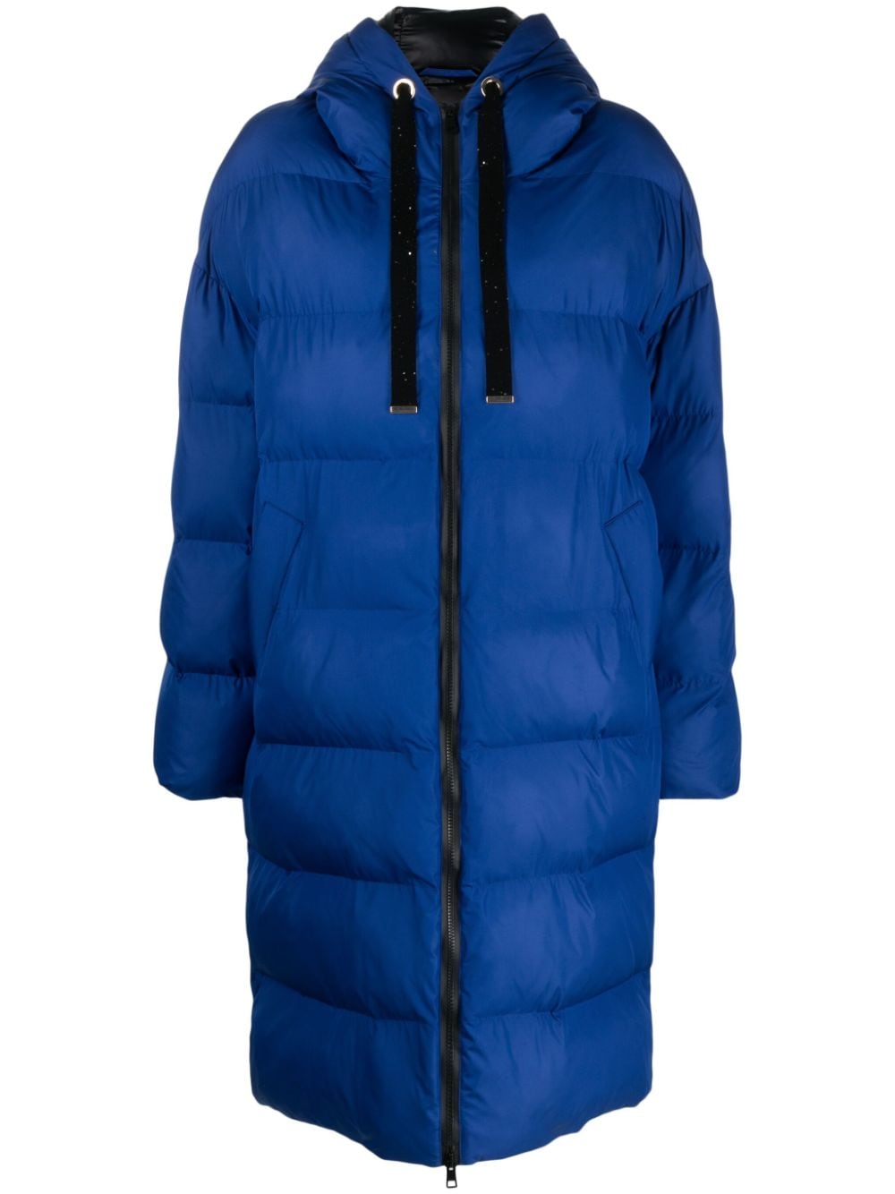 Lorena Antoniazzi hooded zip-up padded coat - Blue von Lorena Antoniazzi