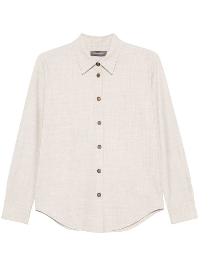 Lorena Antoniazzi mélange shirt - Neutrals von Lorena Antoniazzi