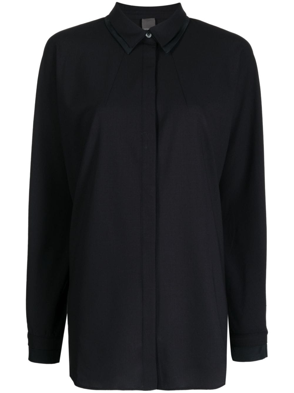 Lorena Antoniazzi oversized long-sleeve shirt - Black von Lorena Antoniazzi