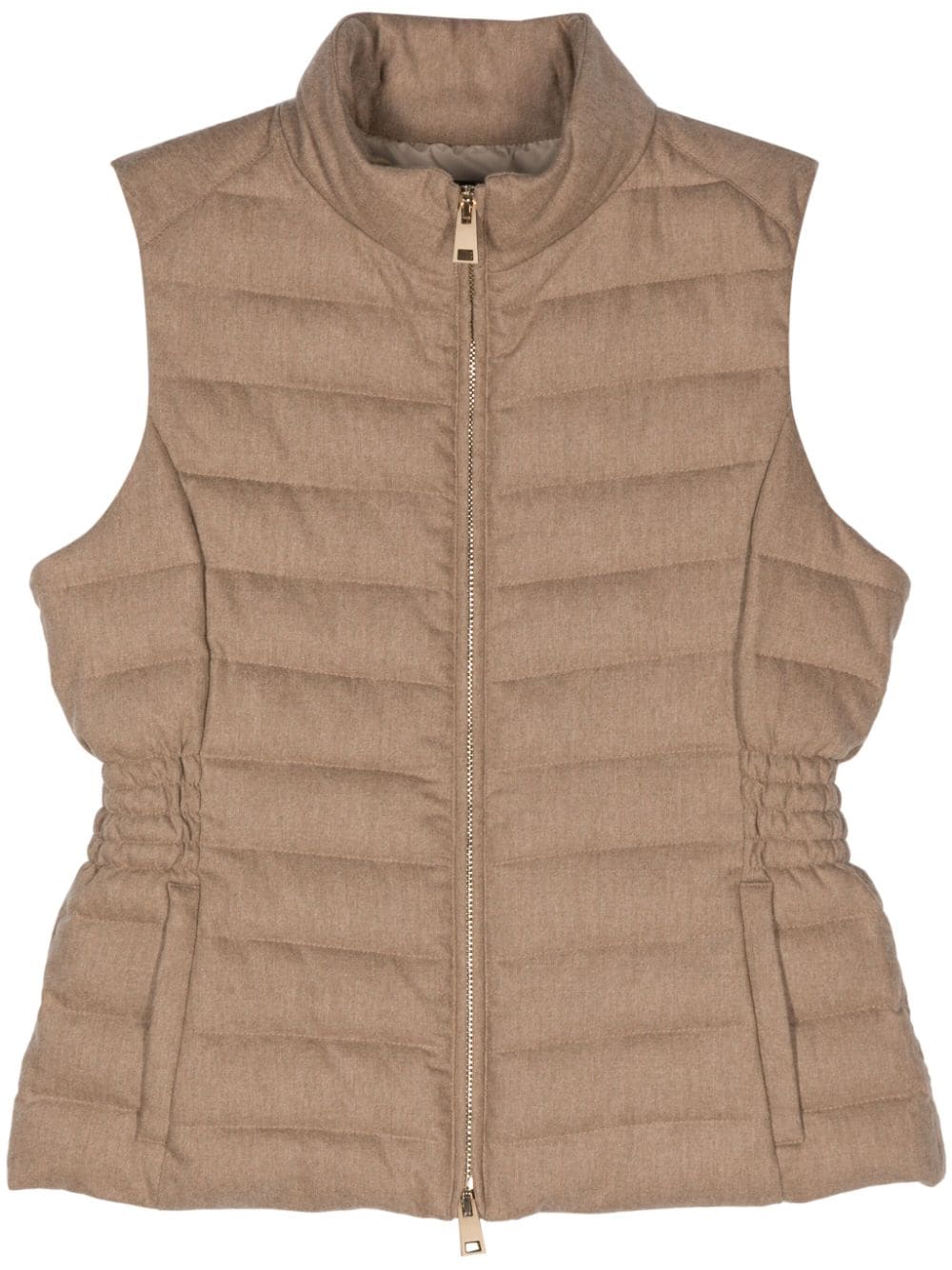 Lorena Antoniazzi padded gilet - Brown von Lorena Antoniazzi