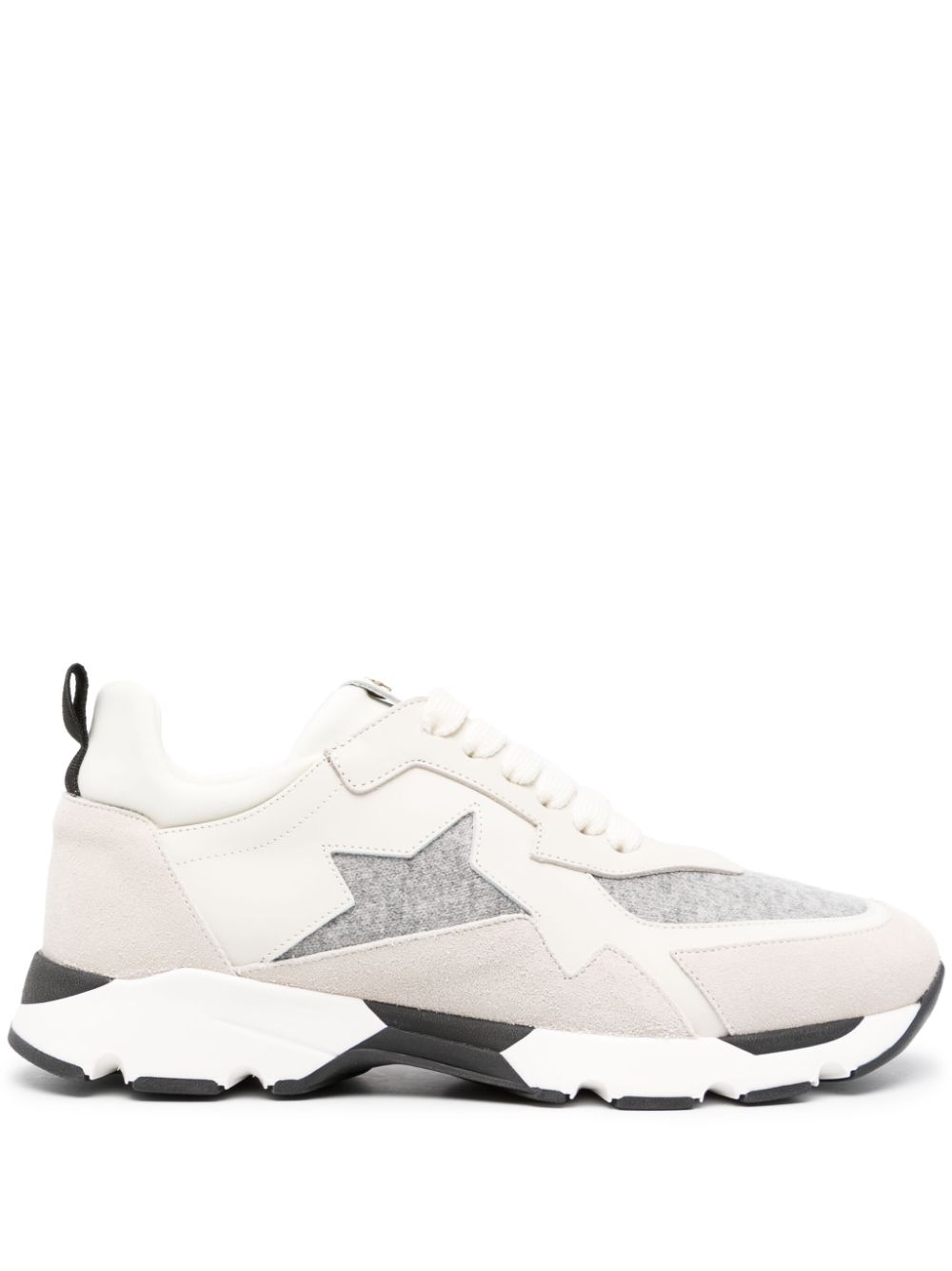 Lorena Antoniazzi panelled leather sneakers - White von Lorena Antoniazzi