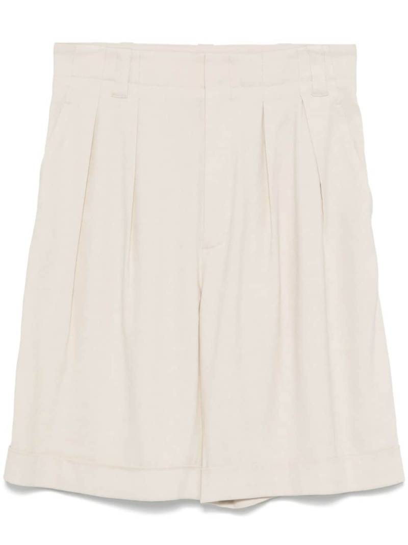 Lorena Antoniazzi pleated shorts - Neutrals von Lorena Antoniazzi