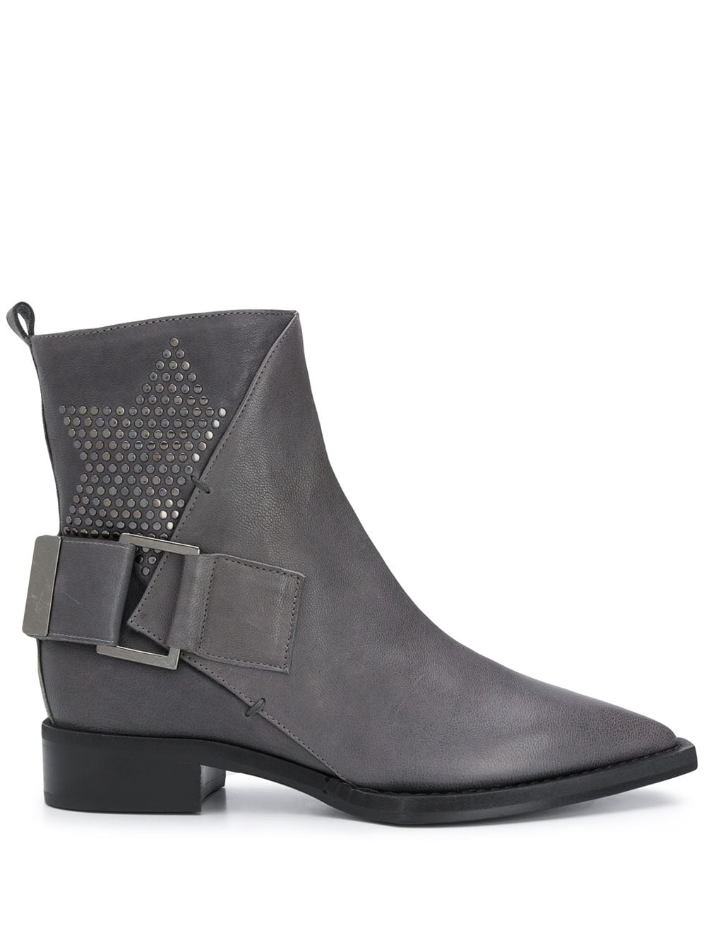 Lorena Antoniazzi pointed toe ankle boots - Grey von Lorena Antoniazzi