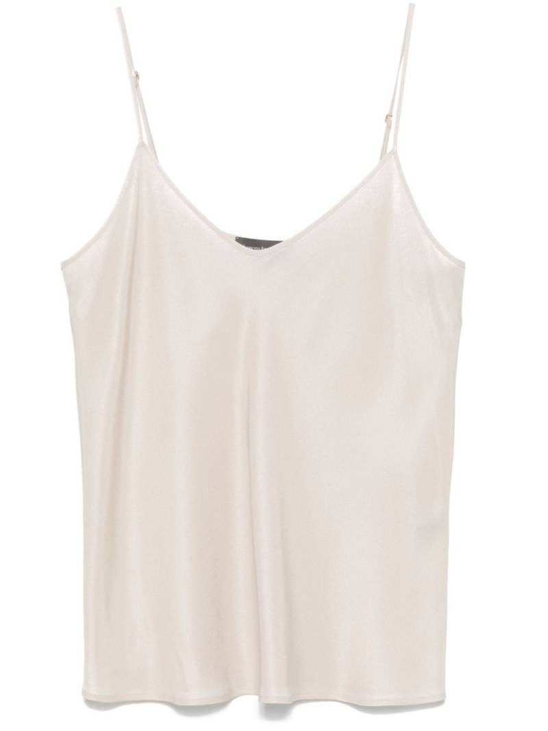 Lorena Antoniazzi sheer tank top - Neutrals von Lorena Antoniazzi