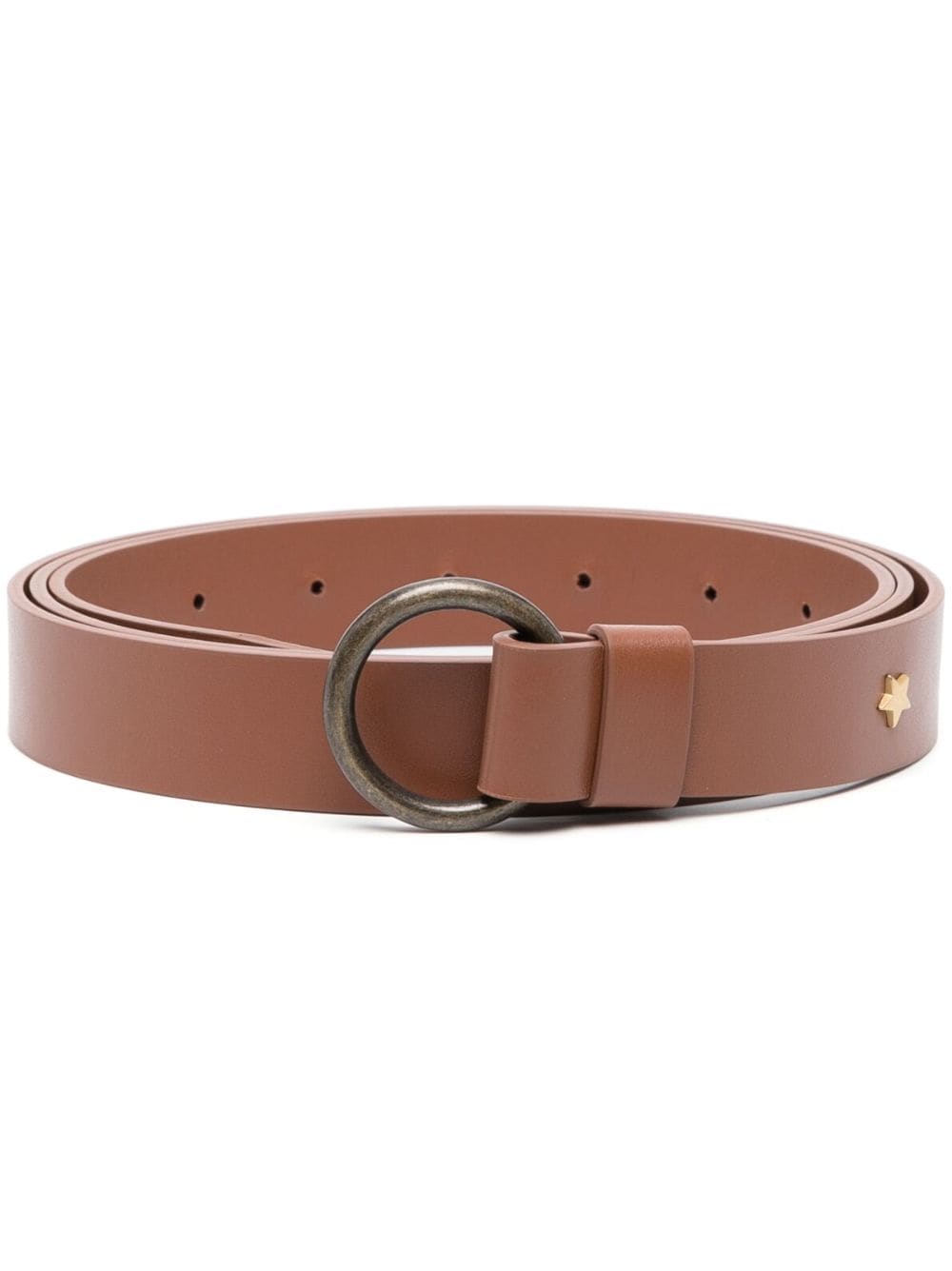 Lorena Antoniazzi star-embellished leather belt - Brown von Lorena Antoniazzi