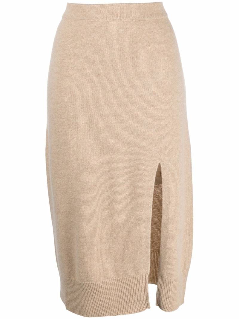 Lorena Antoniazzi straight-leg knitted skirt - Neutrals von Lorena Antoniazzi