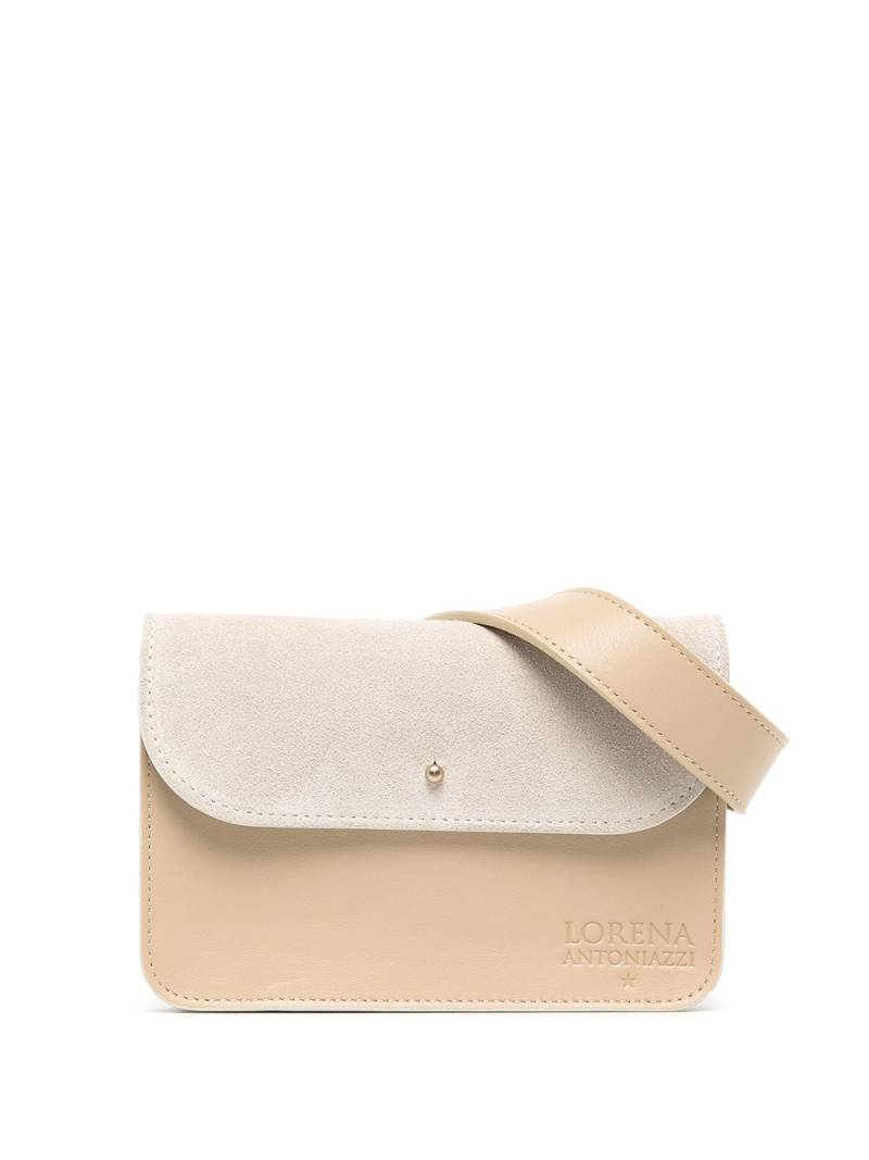 Lorena Antoniazzi suede belt bag - Neutrals von Lorena Antoniazzi