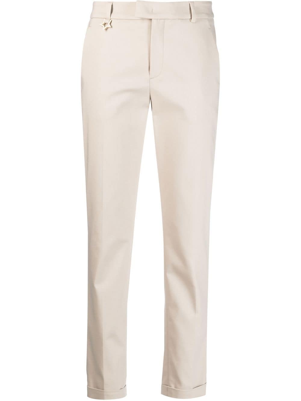 Lorena Antoniazzi tailored-design cropped trousers - Neutrals von Lorena Antoniazzi