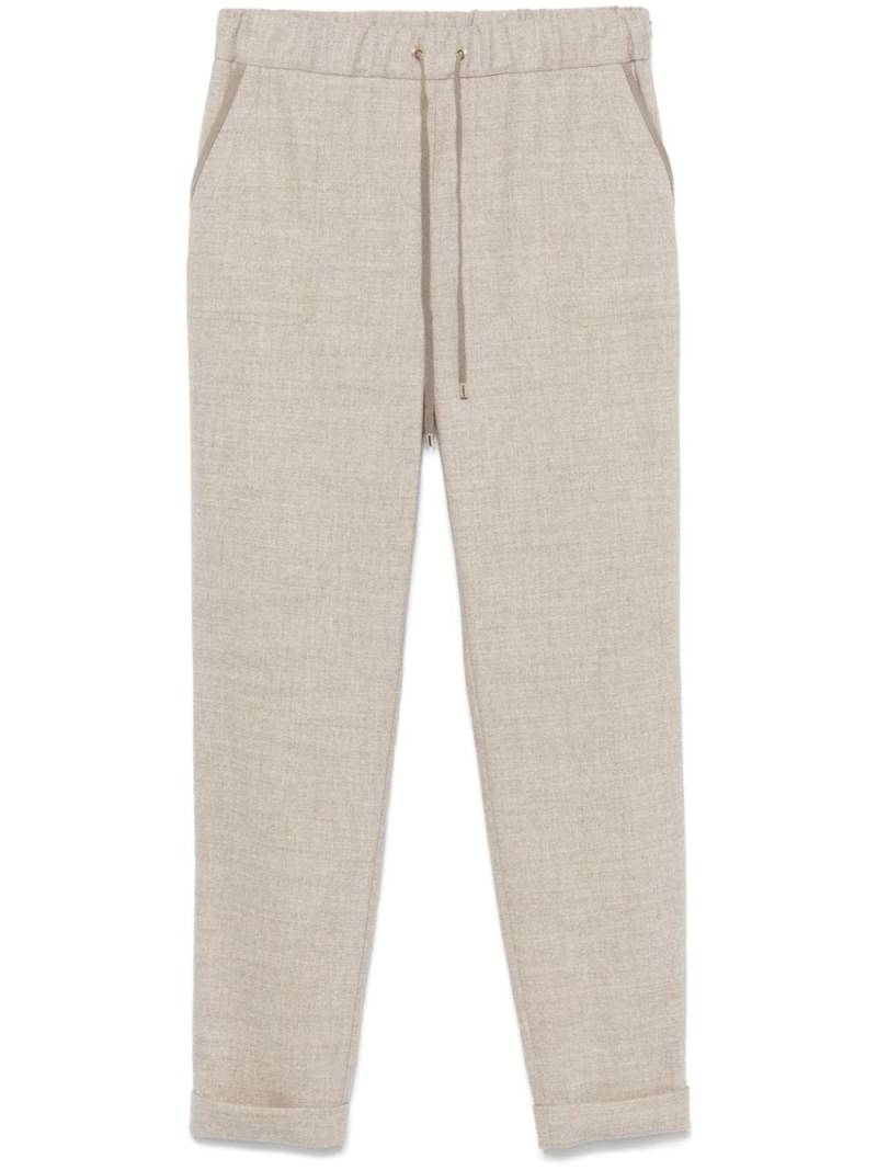 Lorena Antoniazzi tapered trousers - Neutrals von Lorena Antoniazzi