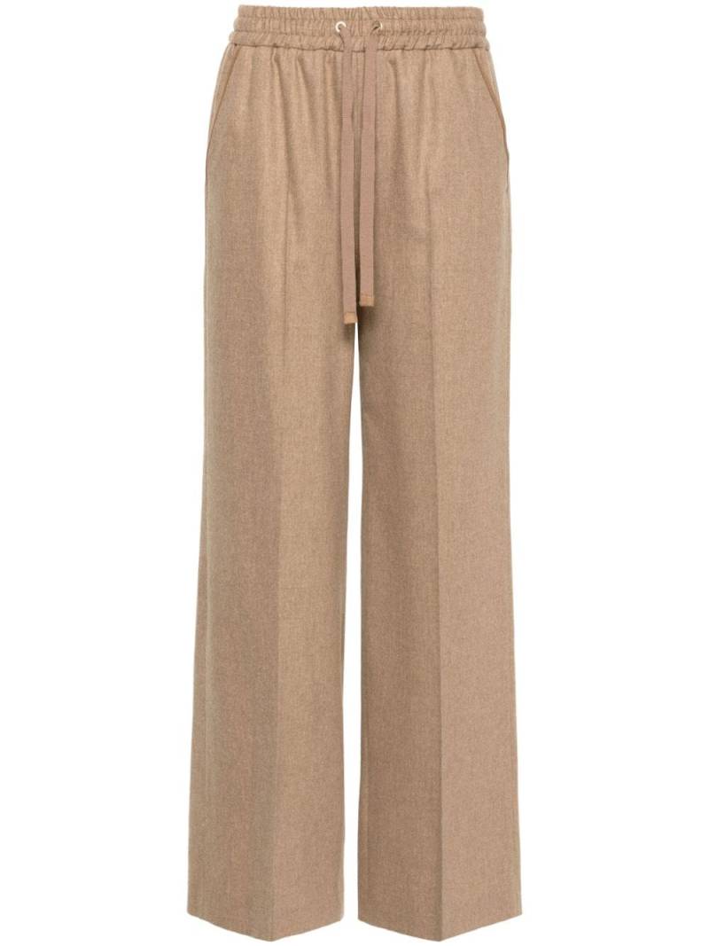 Lorena Antoniazzi virgin wool trousers - Brown von Lorena Antoniazzi