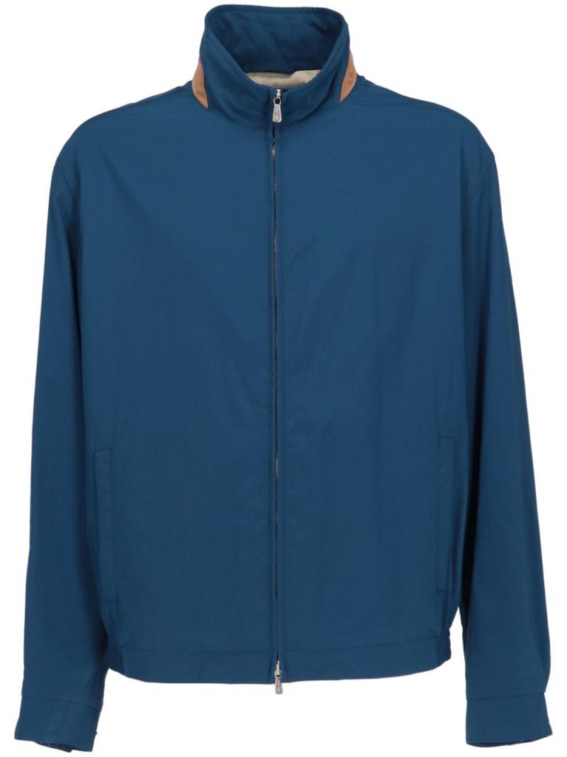 Loro Piana Pre-Owned 2010s zip-up jacket - Blue von Loro Piana Pre-Owned