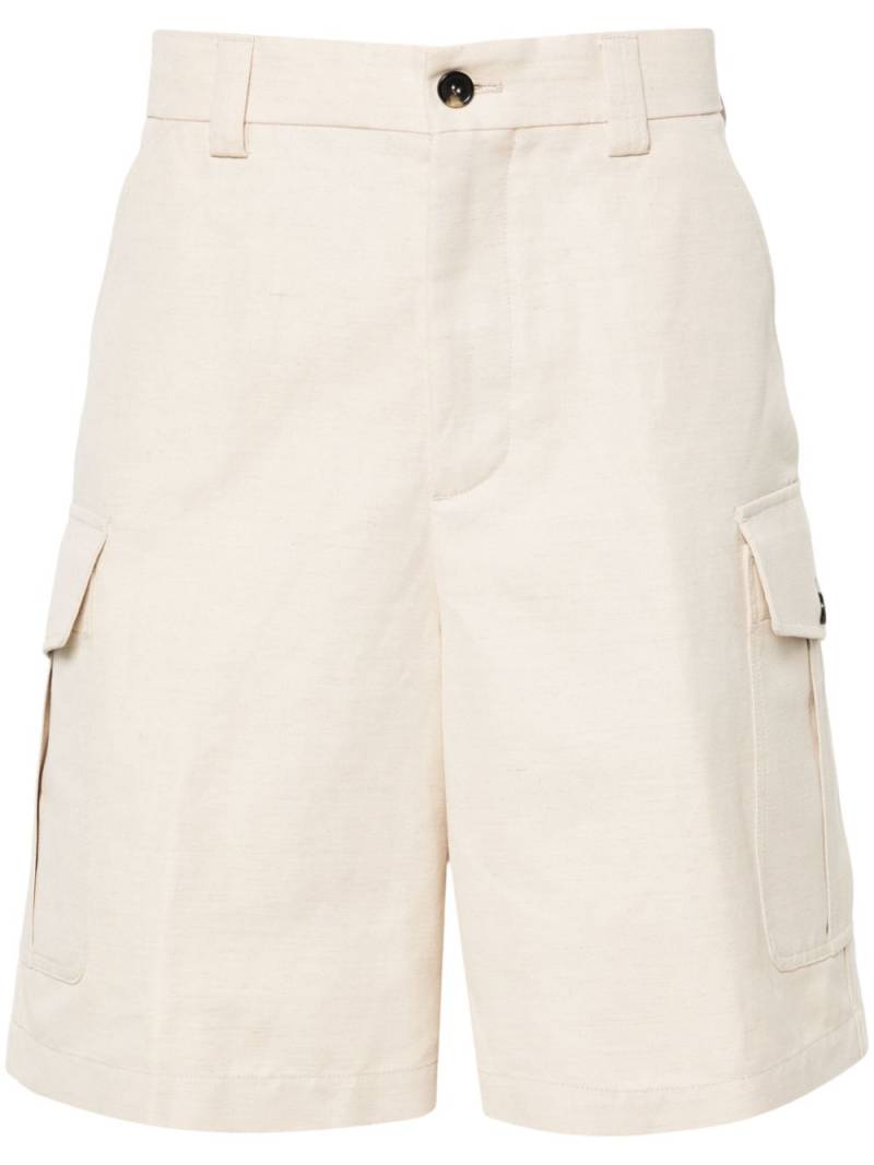 Loro Piana Bizen canvas cargo shorts - Neutrals von Loro Piana