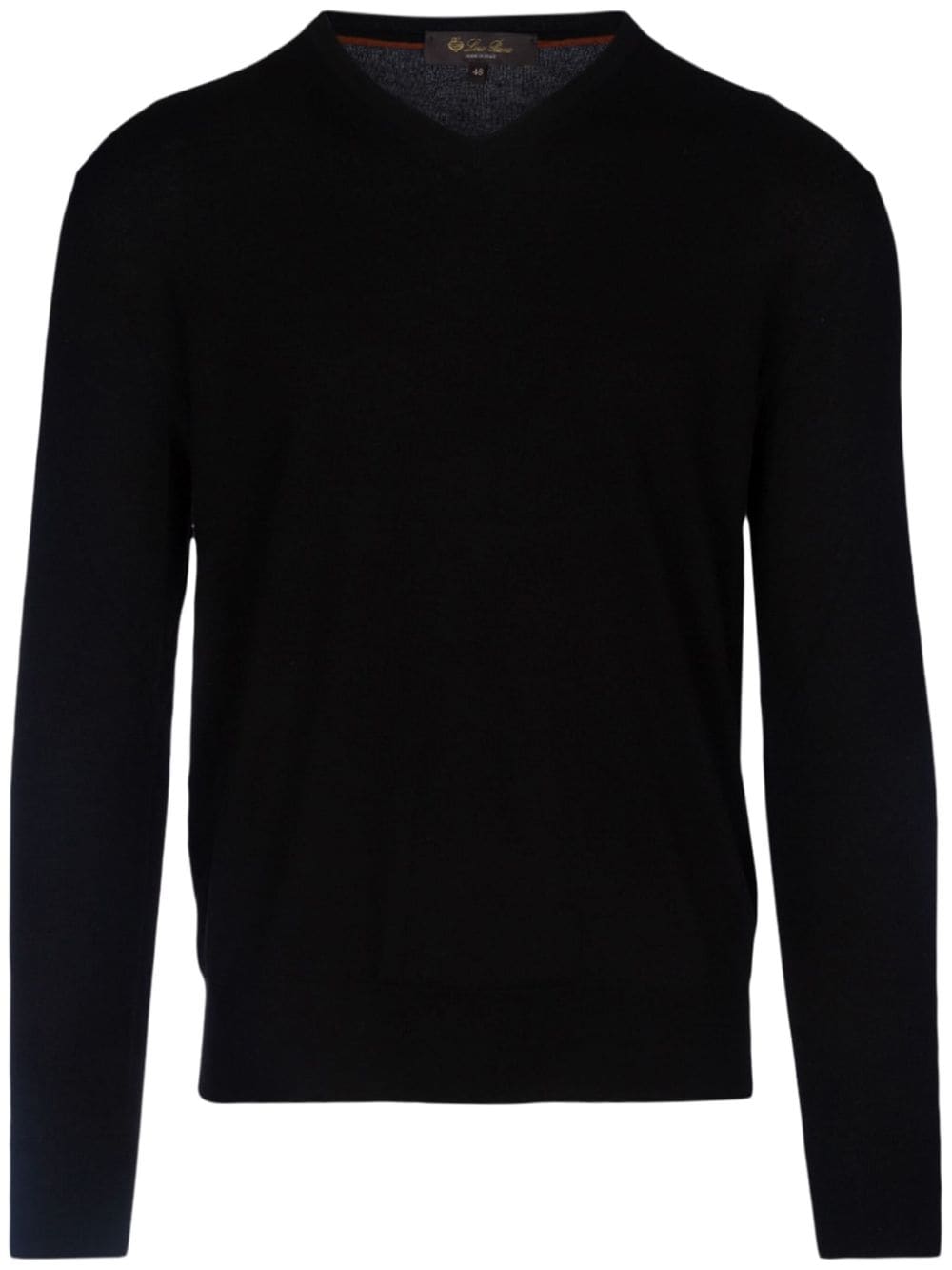 Loro Piana Cash Light v-neck sweater - Black von Loro Piana