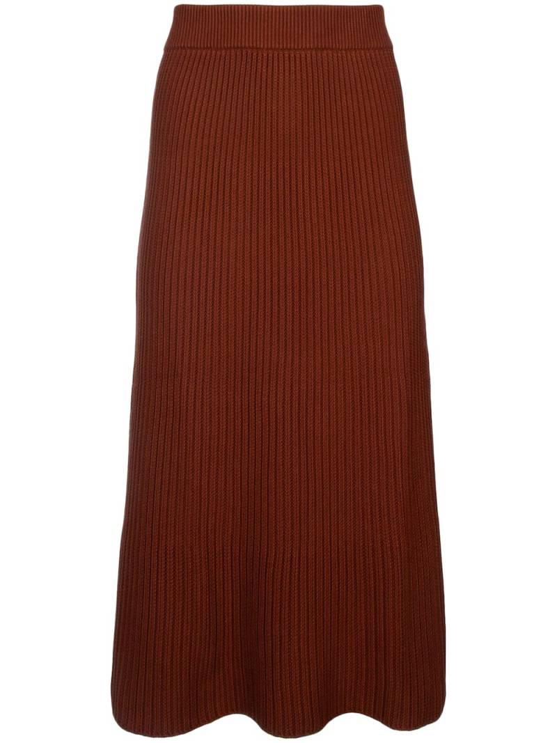 Loro Piana Ikeda midi skirt - Brown von Loro Piana