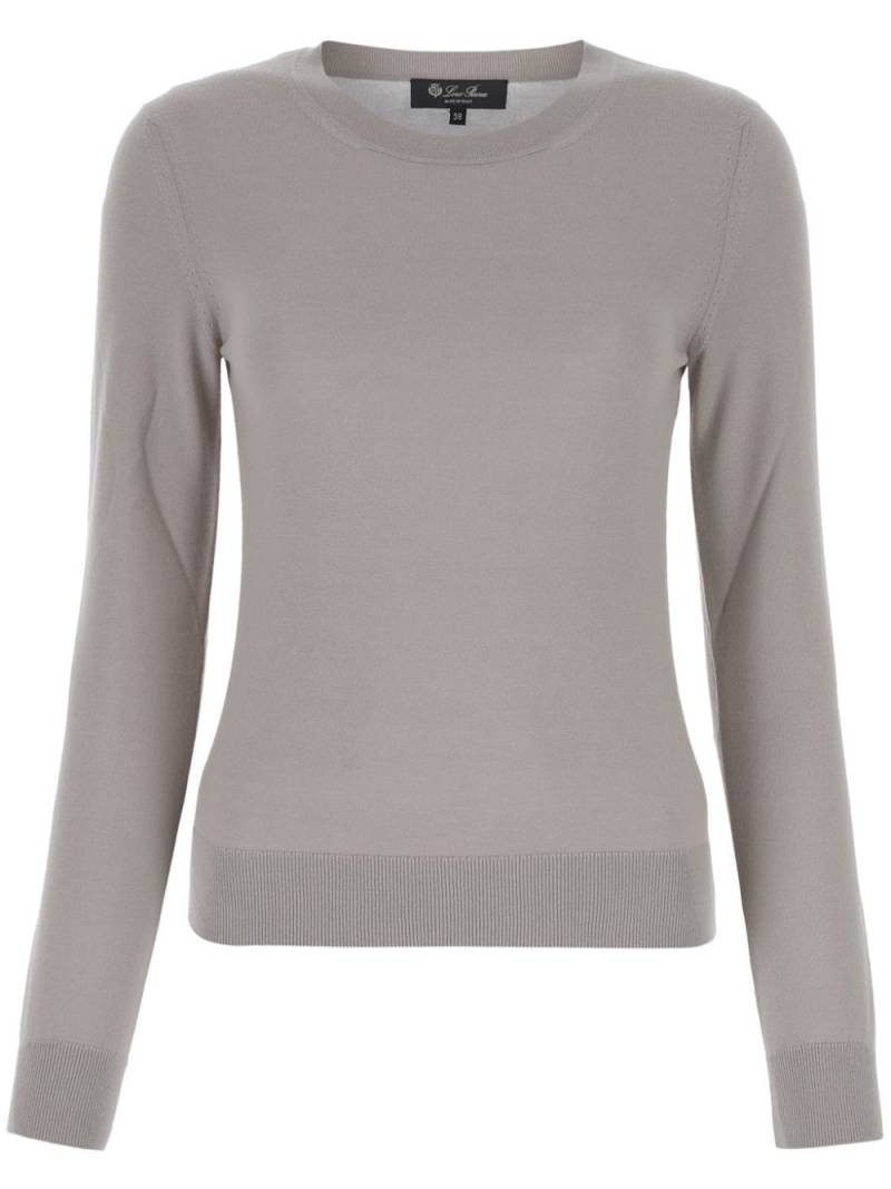 Loro Piana Neo Piuma fine-knit cashmere jumper - Grey von Loro Piana