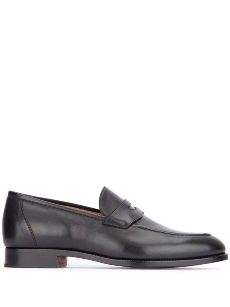 Loro Piana Sergio penny loafers - Black von Loro Piana