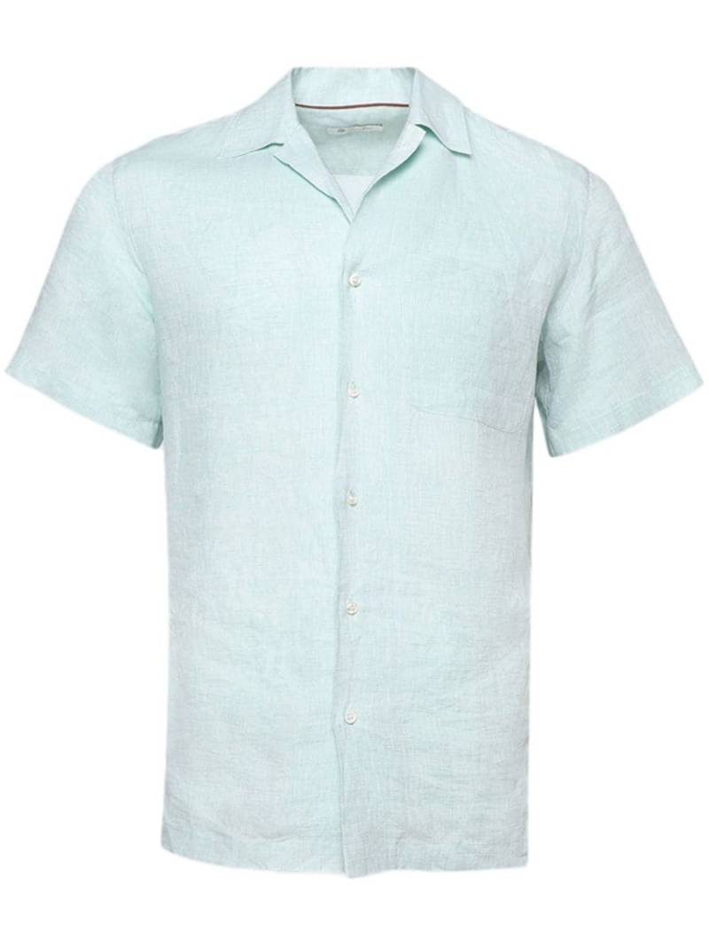 Loro Piana Tindaro semi-sheer shirt - Blue von Loro Piana