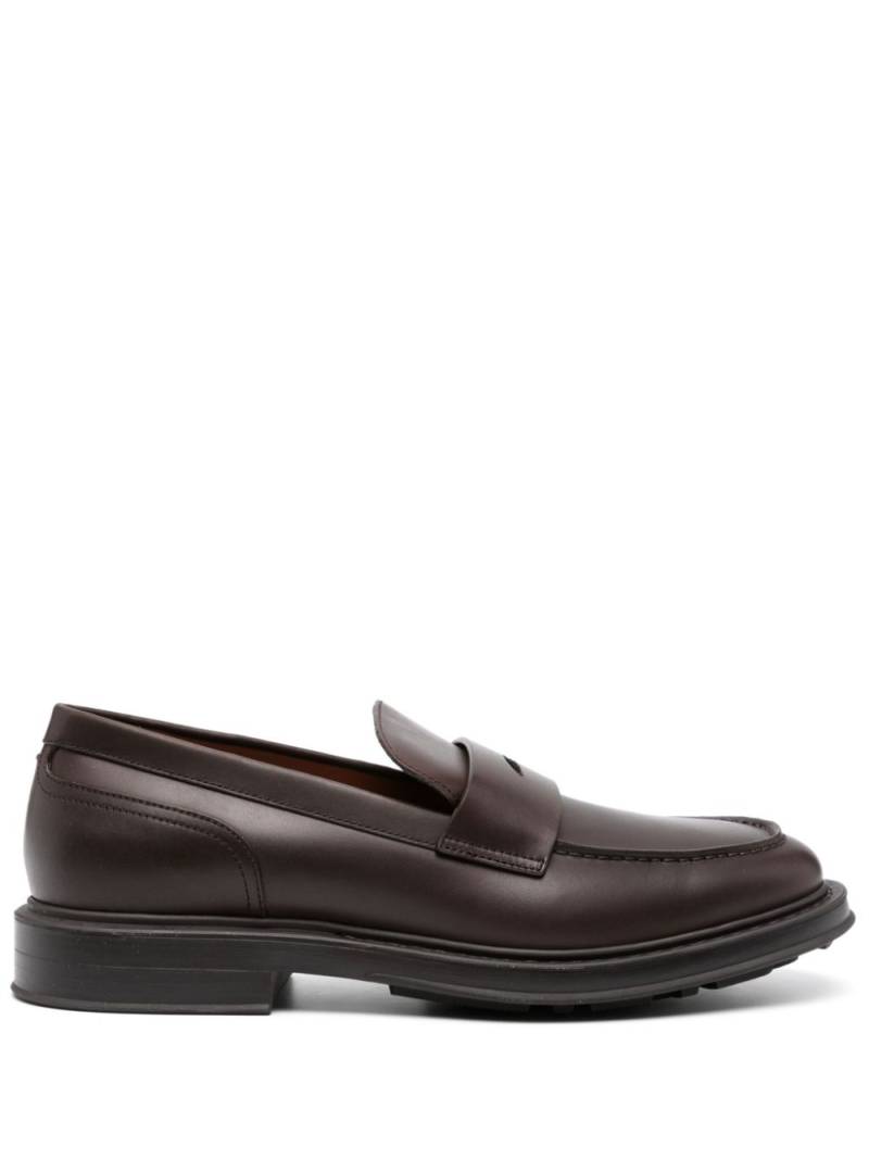 Loro Piana Travis leather loafers - Brown von Loro Piana