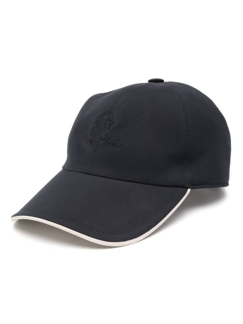 Loro Piana embroidered-logo baseball cap - Blue von Loro Piana