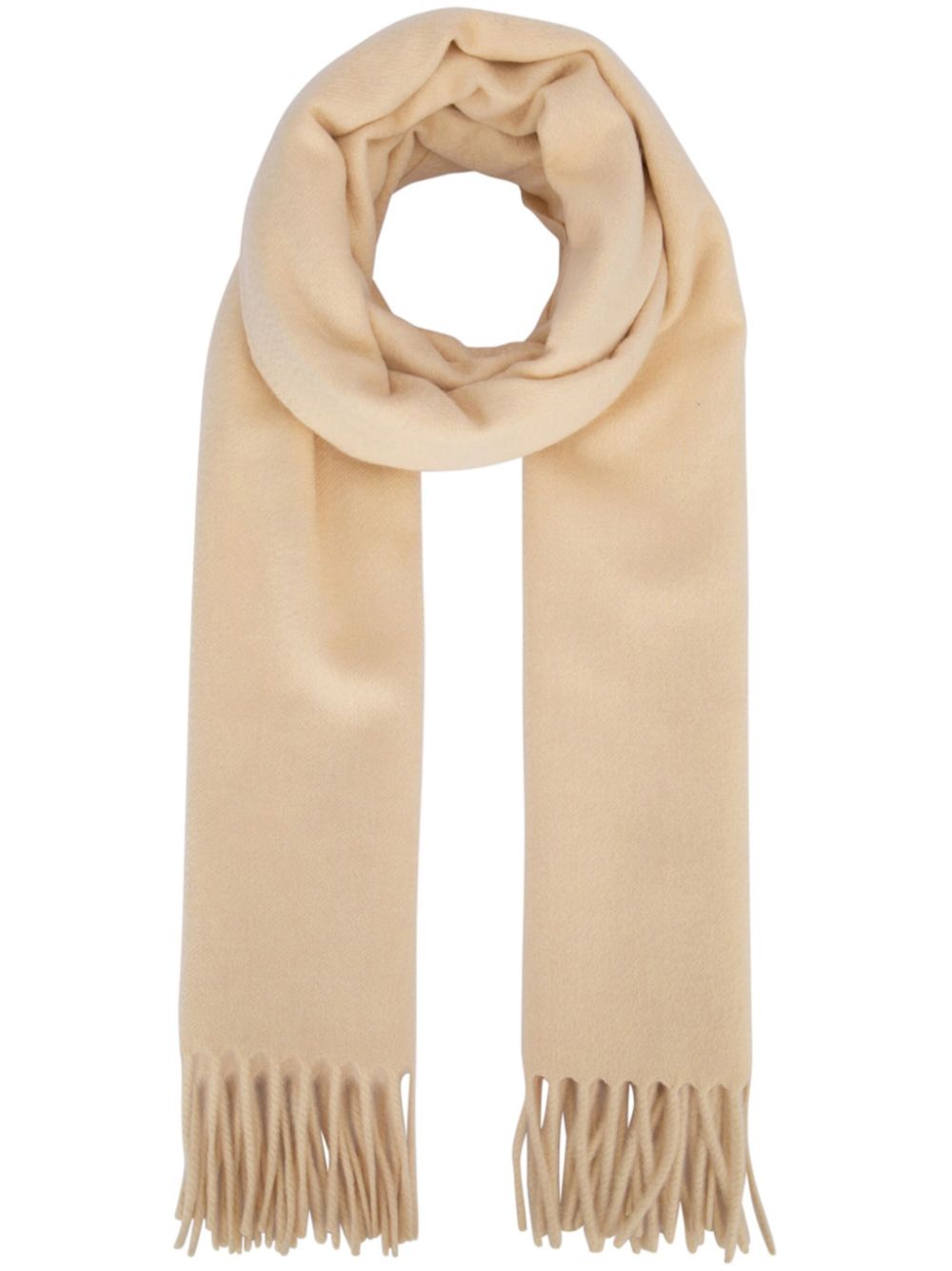 Loro Piana logo-embroidered cashmere scarf - Neutrals von Loro Piana