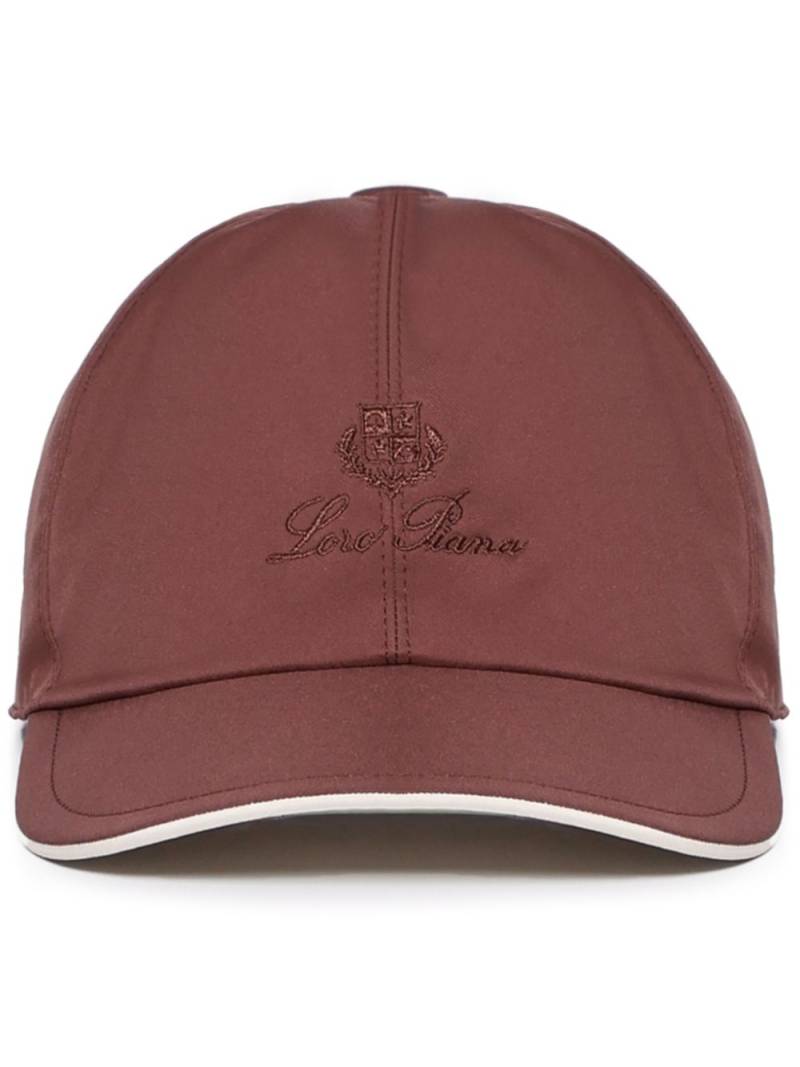 Loro Piana logo-embroidery baseball cap - Red von Loro Piana