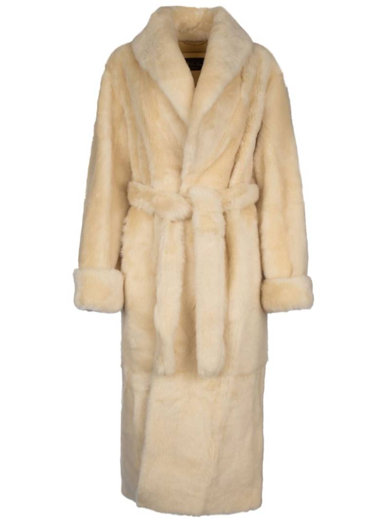 Loro Piana shearling coat - Neutrals von Loro Piana