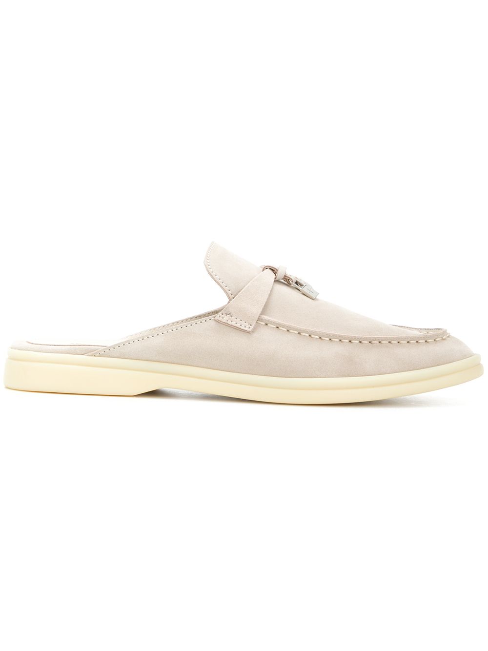 Loro Piana slip-on almond toe loafers - Neutrals von Loro Piana