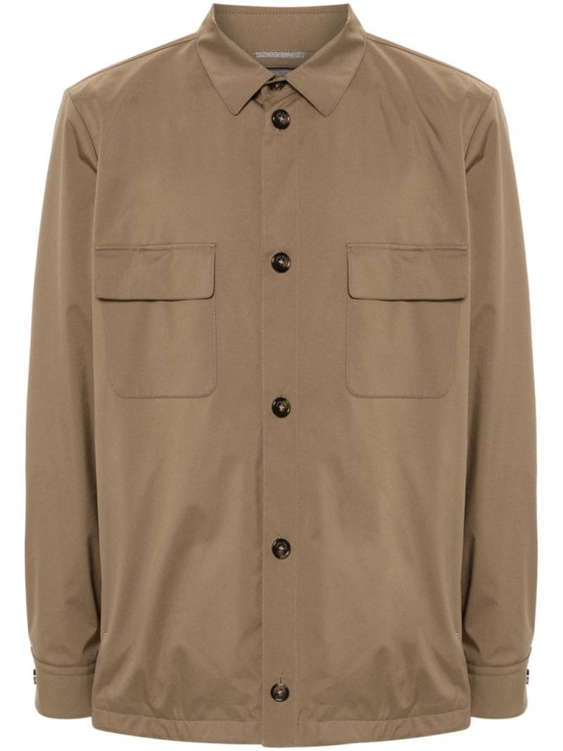 Loro Piana water-repellent shirt jacket - Brown von Loro Piana