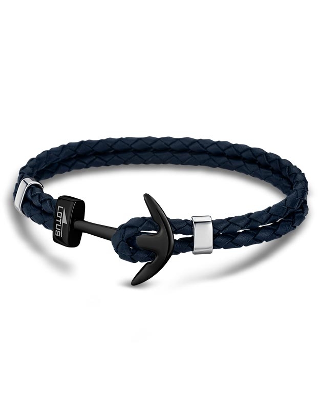 Lotus Style Lederarmband Anker blau LS1832-2/7 von Lotus