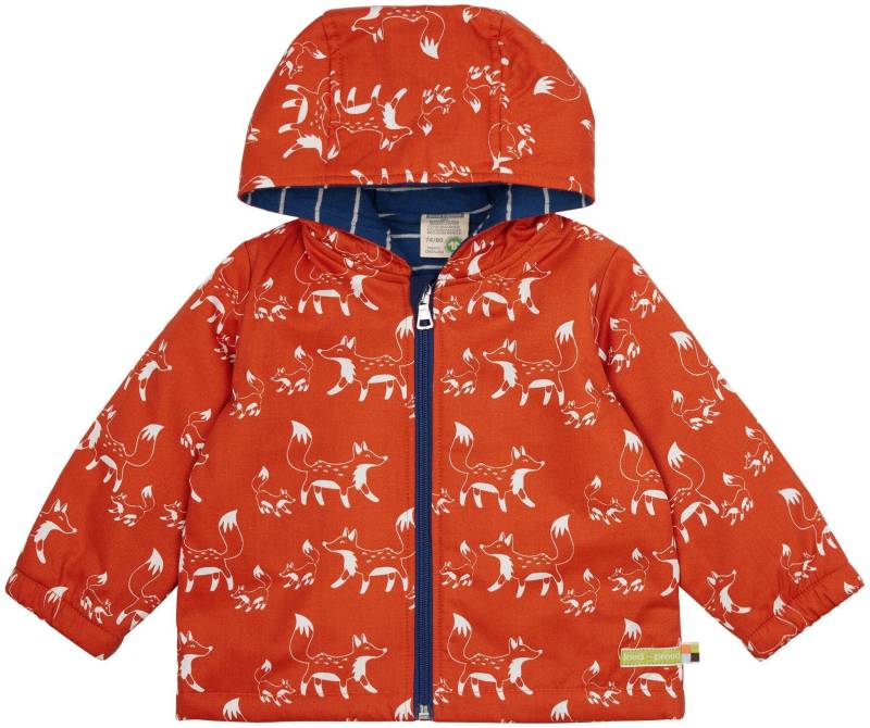 Kinder Outdoorjacke Gefüttert Terracotta Mädchen Rot 122/128 von Loud and Proud