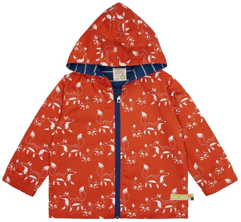 Kinder Outdoorjacke Terracotta Mädchen Rot 122/128 von Loud and Proud